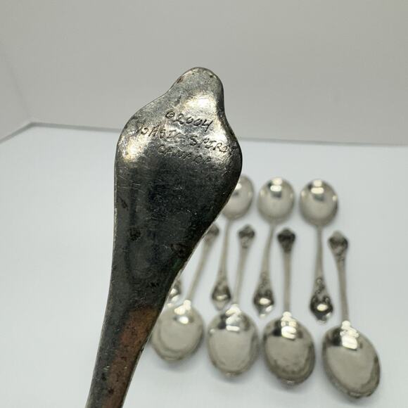 Lot Of 11 Gumbo Spoons Handmade Basic Spirit Canada Crab Seafood 2004 RARE - Picture 5 of 11